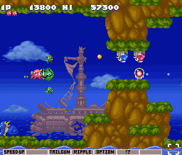 Parodius Da! (SNES) &nbsp; &copy; Konami 1992 &nbsp;  13/23