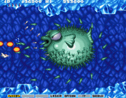 Parodius Da! (SNES) &nbsp; &copy; Konami 1992 &nbsp;  19/23