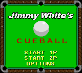 Jimmy White's Cueball (GBC)   © Vatical 2000    1/3