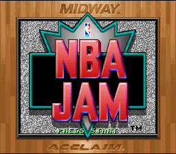 NBA Jam (SNES)   © Acclaim 1994    1/3