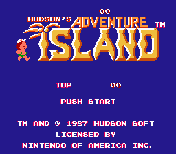 Adventure Island (NES)   © Hudson 1986    1/3