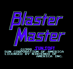 Blaster Master   © SunSoft 1988   (NES)    1/3