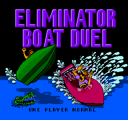 Eliminator Boat Duel (NES)   © Storm 1991    1/3
