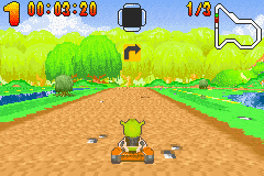 Shrek: Swamp Kart Speedway (GBA)   © TDK 2002    2/4