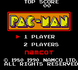 Pac-Man (GG)   © Namco 1991    1/3