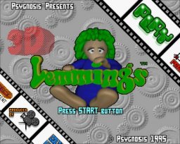 Lemmings 3D (SS)   © Psygnosis 1996    1/6