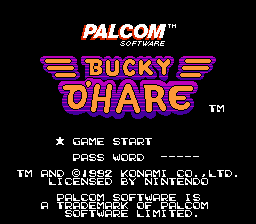 Bucky O'Hare   © Konami 1992   (NES)    1/3
