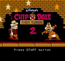 Chip 'N Dale: Rescue Rangers 2 (NES)   © Capcom 1993    1/3