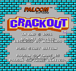 Crackout (NES)   © Palcom 1991    1/3