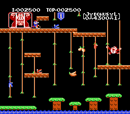Donkey Kong Jr.   © Nintendo 1983   (NES)    2/3
