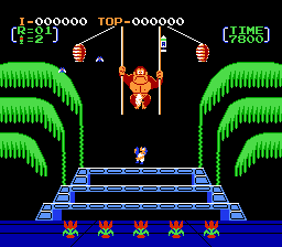 Donkey Kong 3 (NES)   © Nintendo 1984    2/3