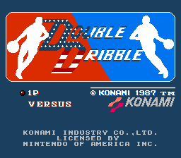 Double Dribble (NES)   © Konami 1987    1/3