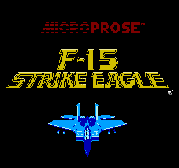 F-15 Strike Eagle (NES)   © MicroProse 1992    1/3