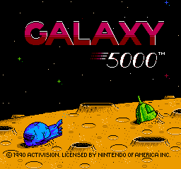 Galaxy 5000 (NES)   © Activision 1991    1/3