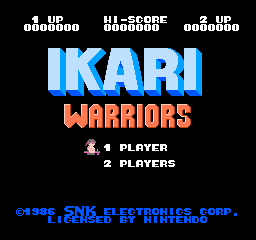 Ikari Warriors (NES)   © SNK 1986    1/3