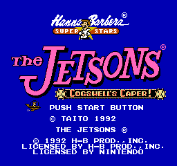 The Jetsons: Cogswell's Caper (NES)   © Taito 1992    1/3