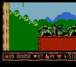 The Jungle Book (NES)   © Virgin 1994    3/3