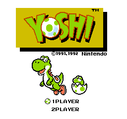 Mario & Yoshi (NES)   © Nintendo 1991    1/3