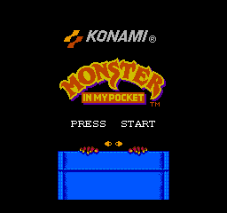 Monster In My Pocket (NES)   © Konami 1992    1/3