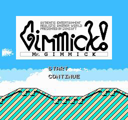 Mr. Gimmick (NES)   © SunSoft 1992    1/3
