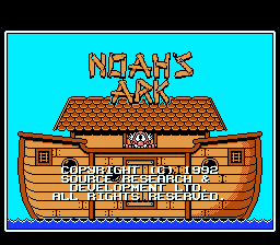 Noah's Ark (1992) (NES)   © Konami 1992    1/3