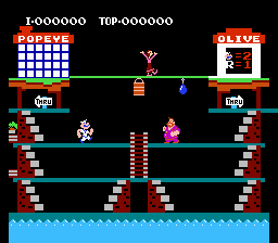 Popeye   © Nintendo 1983   (NES)    2/3