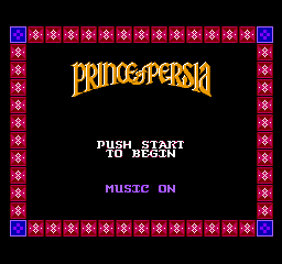 Prince Of Persia   © Mindscape 1992   (NES)    1/3