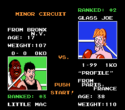 Mike Tyson's Punch-Out!! (NES)   © Nintendo 1987    2/3