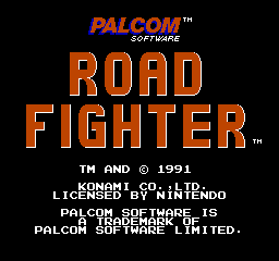 Road Fighter (NES)   © Palcom 1985    1/3