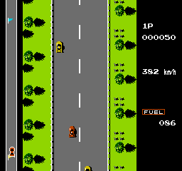 Road Fighter (NES)   © Palcom 1985    2/3