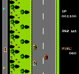 Road Fighter (NES)   © Palcom 1985    3/3