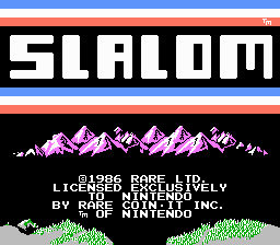 Slalom (1987) (NES)   © Nintendo 1987    1/3