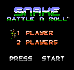 Snake Rattle 'N Roll   © Nintendo 1990   (NES)    1/3