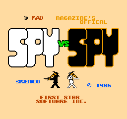 Spy Vs. Spy (NES)   © Kemco 1986    1/3