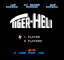 Tiger Heli (NES)   © Acclaim 1986    1/3