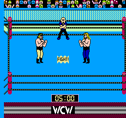 WCW World Championship Wrestling (NES)   © FCI 1990    2/3