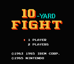 10-Yard Fight (NES)   © Nintendo 1985    1/5