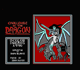 Challenge Of The Dragon (NES)   © Color Dreams 1990    1/3
