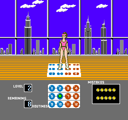 Dance Aerobics (NES)   © Nintendo 1987    3/3