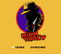 Dick Tracy (NES)   © Bandai 1990    1/3