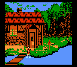 King's Quest V: Absence Makes The Heart Go Yonder (NES)   © Konami 1992    1/2