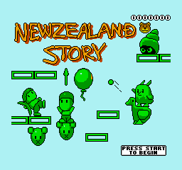 The New Zealand Story (NES)   © Taito 1991    1/3