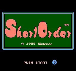 Short Order / Eggsplode! (NES)   © Nintendo 1989    1/2