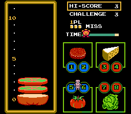Short Order / Eggsplode! (NES)   © Nintendo 1989    2/2