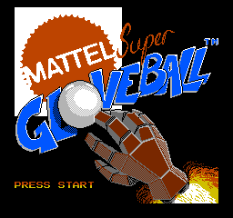 Super Glove Ball (NES)   © Mattel 1990    1/3