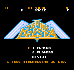 Terra Cresta (NES)   © Vic Tokai 1986    1/3
