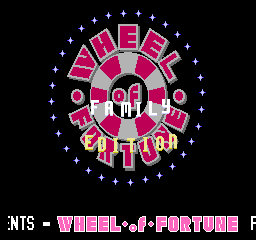 Wheel Of Fortune: Family Edition (NES)   © GameTek 1990    1/3
