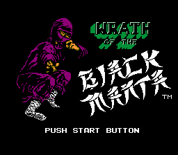 Wrath Of The Black Manta (NES)   © Taito 1989    1/3