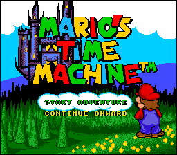 Mario's Time Machine (SNES)   © The Software Toolworks 1993    1/3