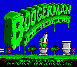 Boogerman: A Pick And Flick Adventure (SNES)   © Interplay 1995    1/5